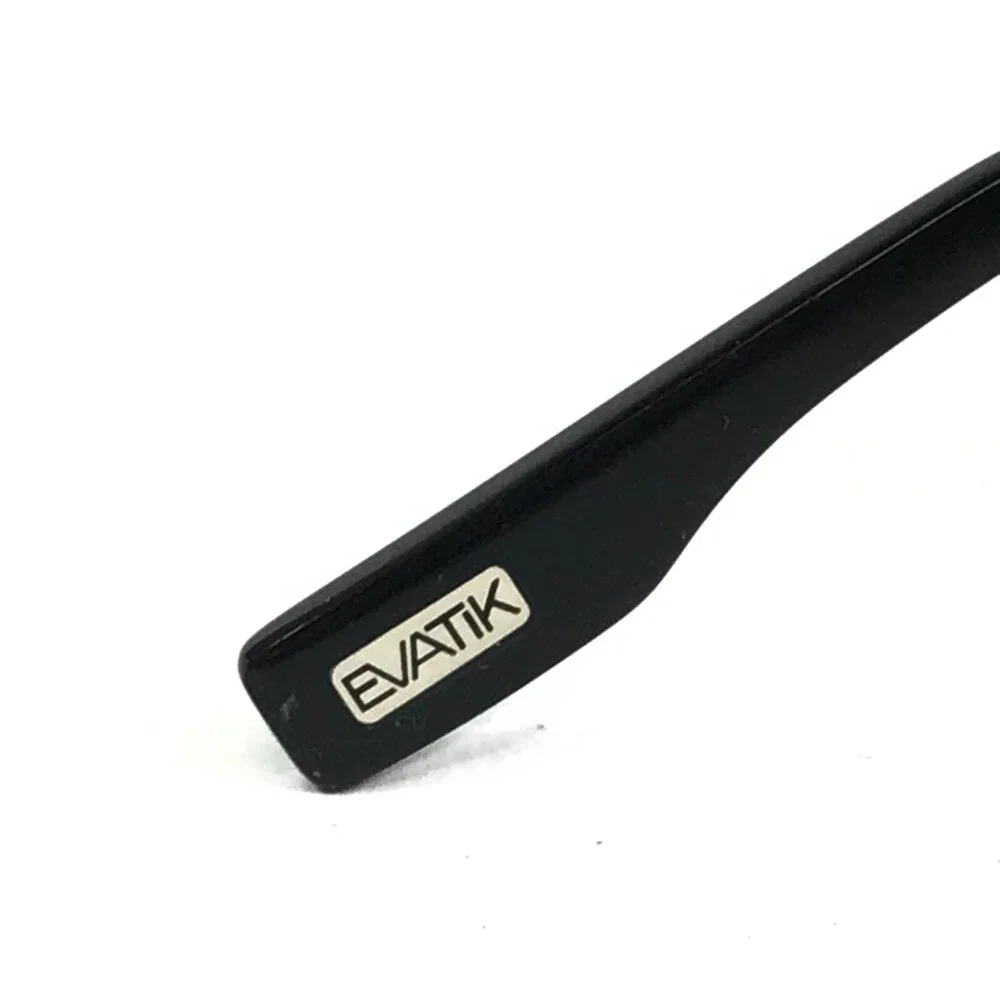 Evatik Eyeglasses Frames 9185 col.M103 Black Grey Rectangular Full Rim 56-17-145